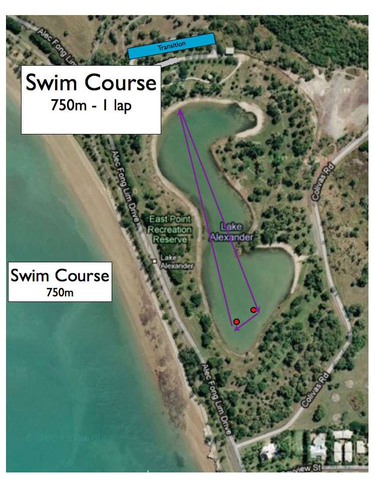 Swim course NT Sprint