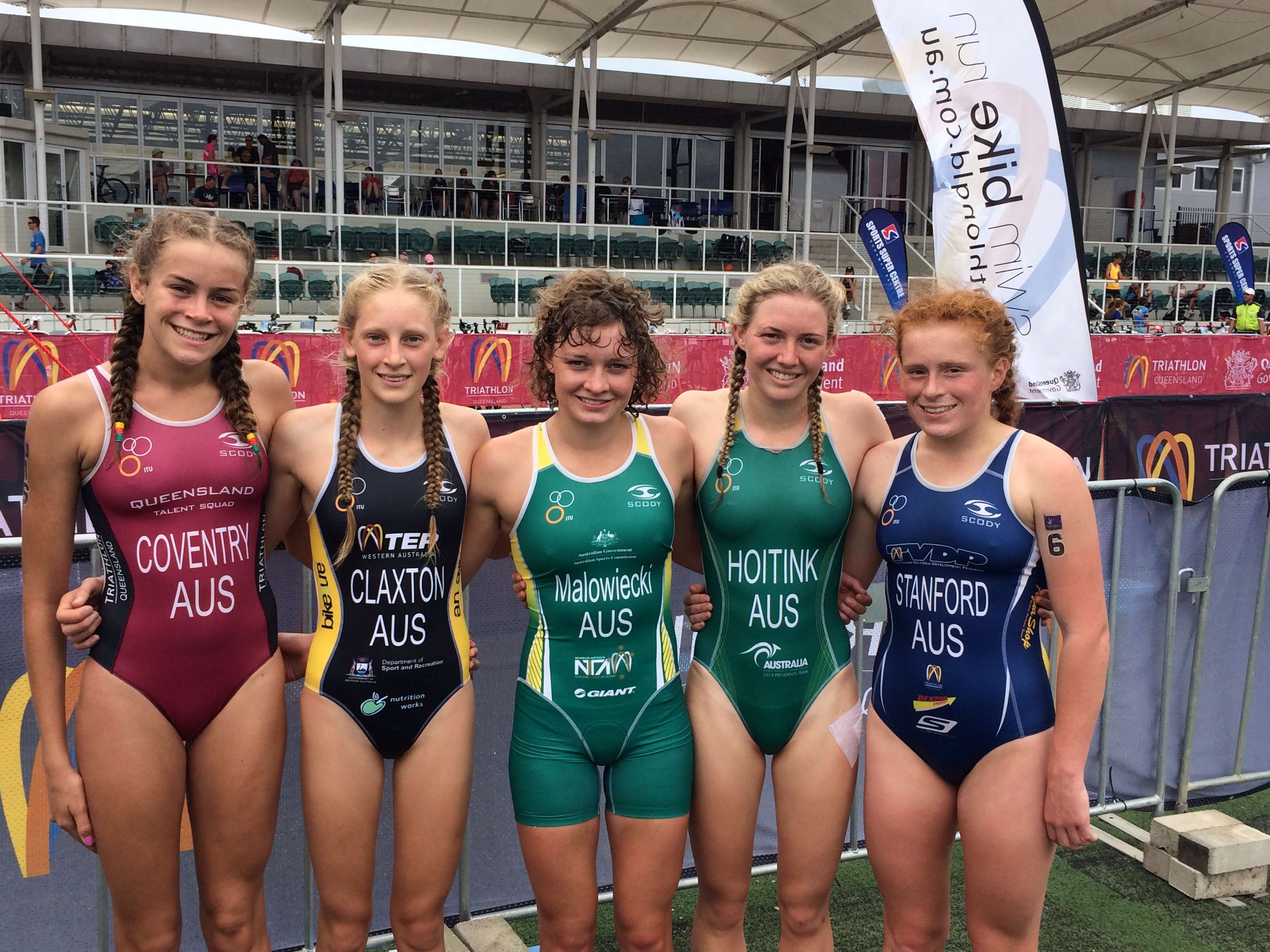 girls JNR top 5