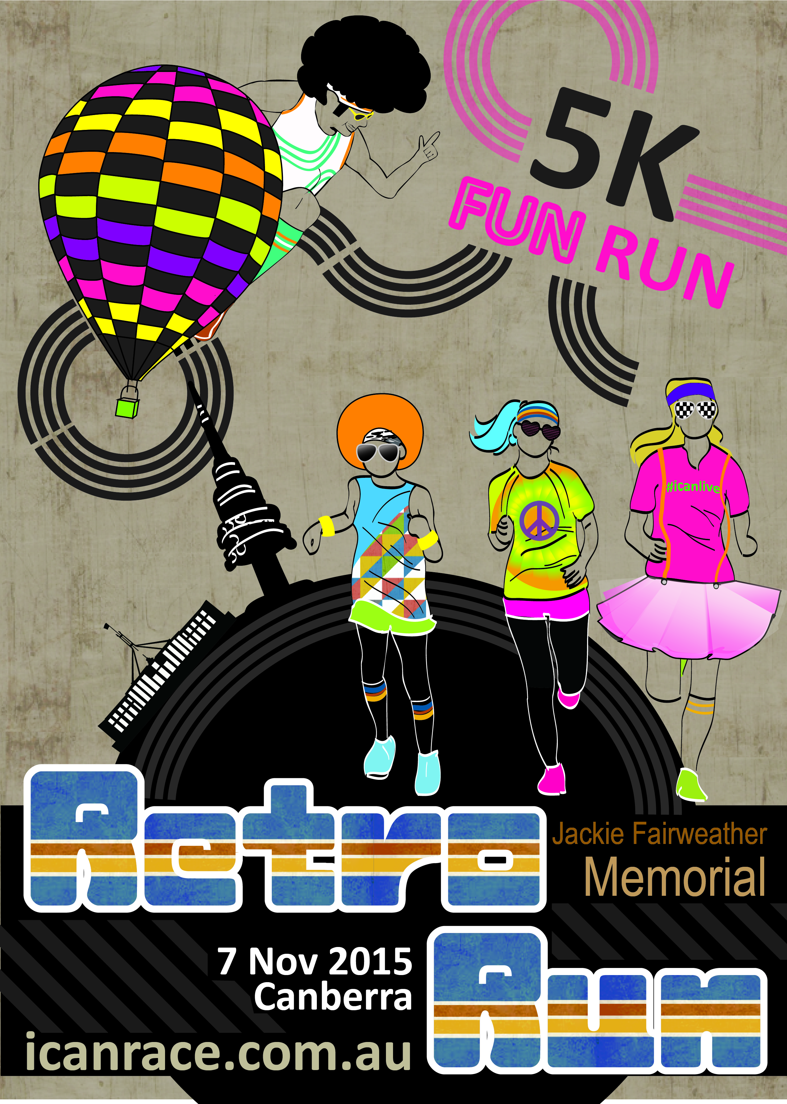 Retro Run Poster-01