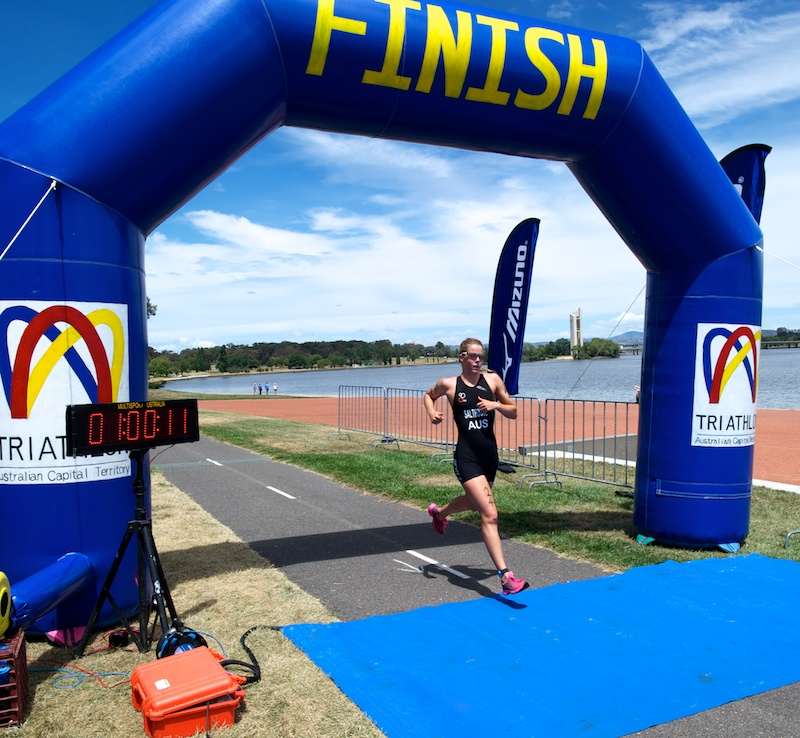 Canberra 2012  - Girls finish