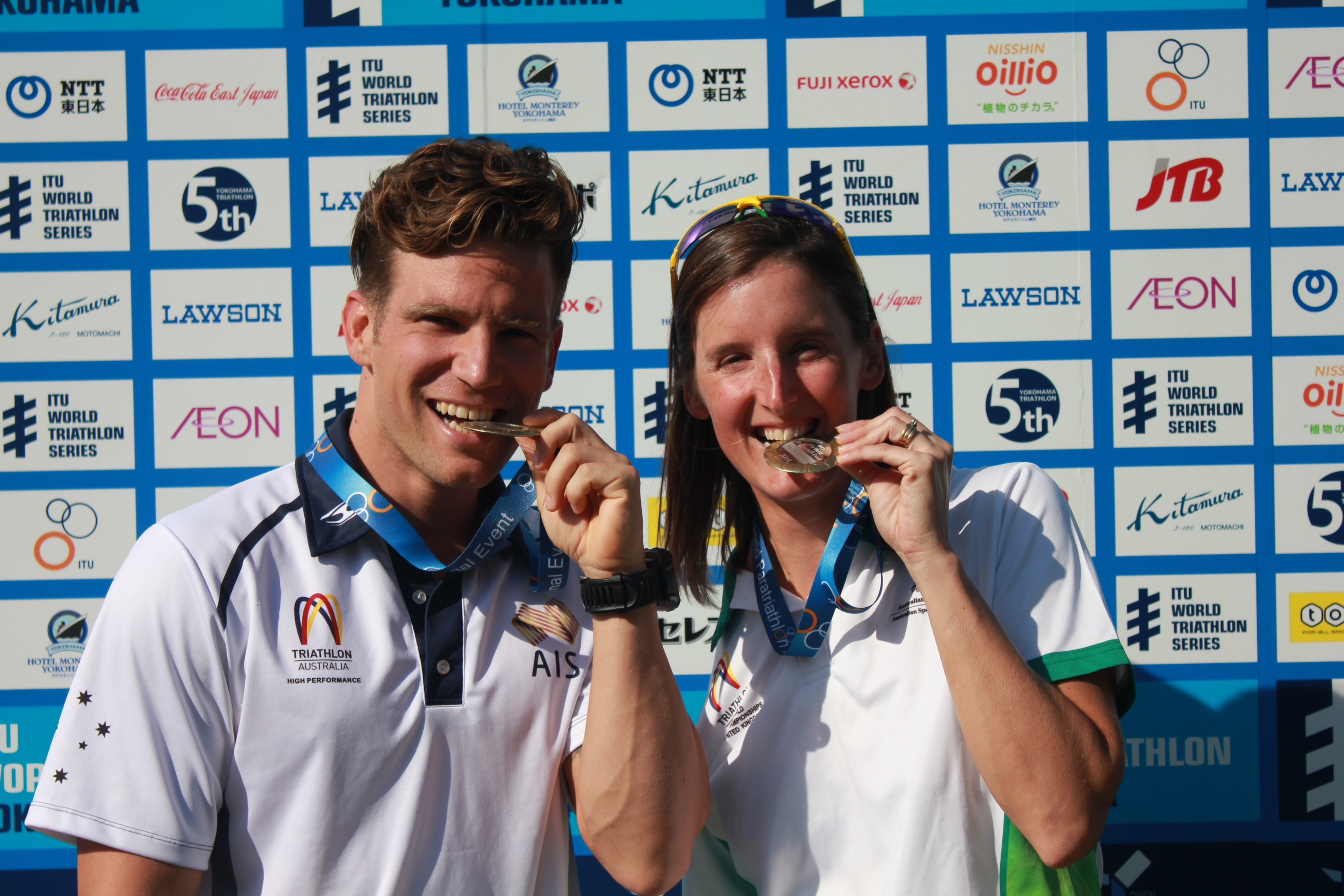 Brant Garvey and Sally Pilbeam Yokohama WPE 2014