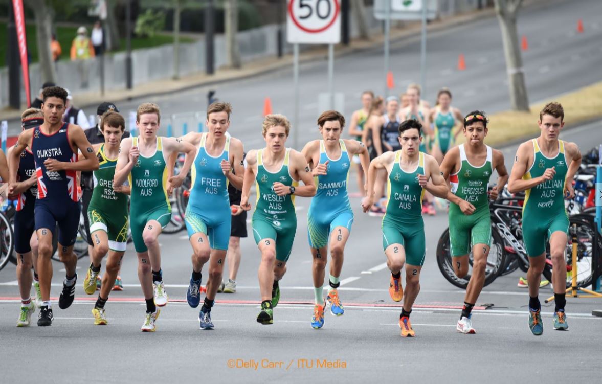 junior men start adelaide duathlon 2015